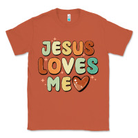 Copper jesus loves me Classic Tee - MaliasSmallBusiness