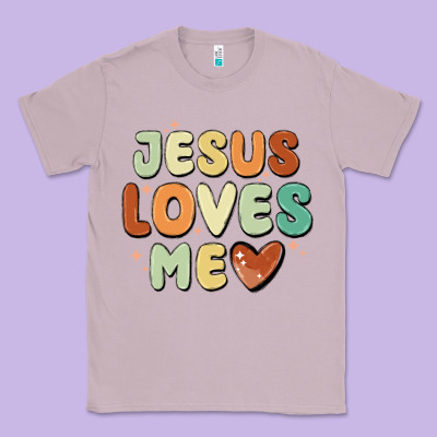 Jesus Loves Me Classic Tee Designed By Maliassmallbusiness
