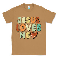 Toasted Coconut jesus loves me Classic Tee - MaliasSmallBusiness