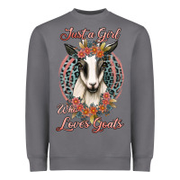 Storm just a girl who loves goats Heavyweight Sweatshirt - Jasminsmagicworld