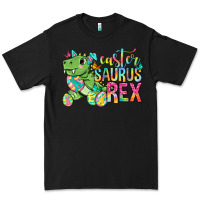 Black Easter Saurus Rex Easter Day Premium Tee - Neo Western