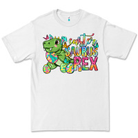 White Easter Saurus Rex Easter Day Premium Tee - Neo Western