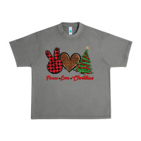 Tornado peace love christmas Urban Heavy Tee - BarkalooDesign