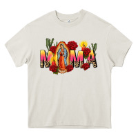 Cream our lady of guadalupe mama Heavy Core Tee - CTS Tumbler Store