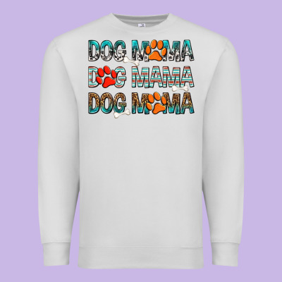 Dog Mama Dog Mama Dog Mama Premium Sweatshirt Designed By Texasbilliewilder
