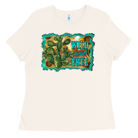 Bone wild and free cactus Ladies Tee - RanaPortraitStore