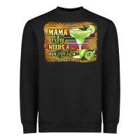 Black mama cita needs a margarita Heavyweight Sweatshirt - Jasminsmagicworld