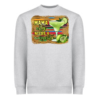 Heather Grey mama cita needs a margarita Heavyweight Sweatshirt - Jasminsmagicworld