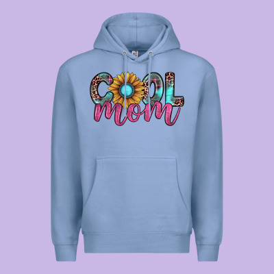 Cool Mom Premium Hoodie Designed By Jahusdesignshop
