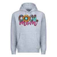 Heather Grey cool mom Premium Hoodie - JahusDesignShop