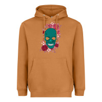 Meerkat Skull with flowers Heavyweight Hoodie - Bettercallsaul