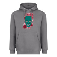 Storm Skull with flowers Heavyweight Hoodie - Bettercallsaul