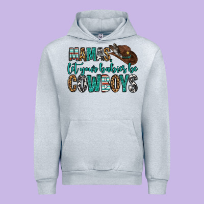 Mama's Let Your Babies Be Cowboys Urban Hoodie Designed By Oliviacreatesart