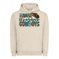 Pigment French Oak mama's let your babies be cowboys Urban Hoodie - OliviaCreatesArt