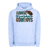 Pigment Grape Ice mama's let your babies be cowboys Urban Hoodie - OliviaCreatesArt