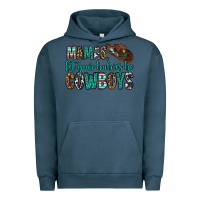 Pigment Midnight Navy mama's let your babies be cowboys Urban Hoodie - OliviaCreatesArt