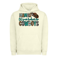 Pigment Pistachio mama's let your babies be cowboys Urban Hoodie - OliviaCreatesArt