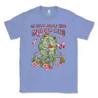 Colony Blue be with people who match your energy Classic Tee - MaliasSmallBusiness