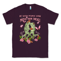 Plum be with people who match your energy Classic Tee - MaliasSmallBusiness