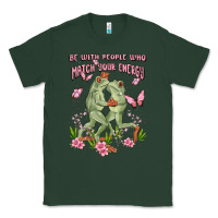 Sports Green be with people who match your energy Classic Tee - MaliasSmallBusiness