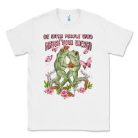 White be with people who match your energy Classic Tee - MaliasSmallBusiness