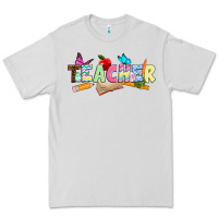 Dove Grey Easter Teacher Easter Day Premium Tee - Neo Western