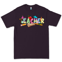 Plum Easter Teacher Easter Day Premium Tee - Neo Western
