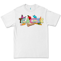 White Easter Teacher Easter Day Premium Tee - Neo Western