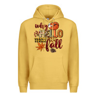 Antique Gold Why hello there Fall Premium Hoodie - NancyCooperArtShop