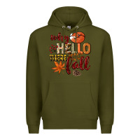Army Green Why hello there Fall Premium Hoodie - NancyCooperArtShop