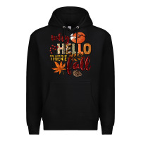 Black Why hello there Fall Premium Hoodie - NancyCooperArtShop
