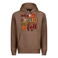 Chestnut Why hello there Fall Premium Hoodie - NancyCooperArtShop