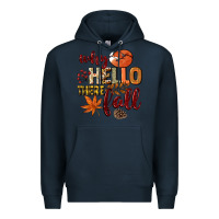 Navy Why hello there Fall Premium Hoodie - NancyCooperArtShop