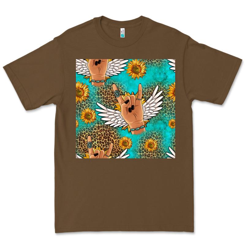 Rock N Roll Hands Seamless Pattern Premium Tee by HRA Design Shop | Teevron