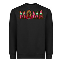 Black mama floral aztec leopard Heavyweight Sweatshirt - Jasminsmagicworld