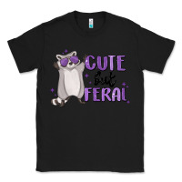 Black cute but feral Classic Tee - MaliasSmallBusiness