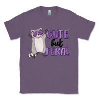 Lavender cute but feral Classic Tee - MaliasSmallBusiness
