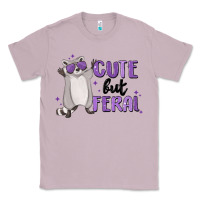 Lilac cute but feral Classic Tee - MaliasSmallBusiness