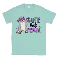 Seafoam cute but feral Classic Tee - MaliasSmallBusiness