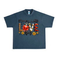 Midnight Navy mama's little love bug Urban Heavy Tee - LillyAllenDesigns