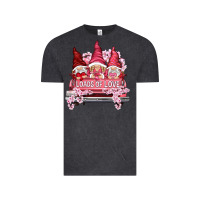 Vintage Black loads of love with flowers Vintage Tee - NancyCooperArtShop