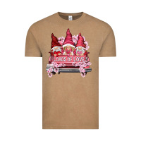 Vintage Coffee loads of love with flowers Vintage Tee - NancyCooperArtShop