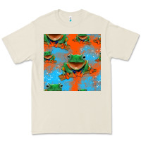 Bone funny frogs seamless pattern Premium Tee - HRA Design Shop
