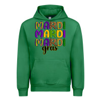 Emerald mardi mardi mardi gras Urban Hoodie - OliviaCreatesArt