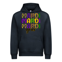 Navy mardi mardi mardi gras Urban Hoodie - OliviaCreatesArt