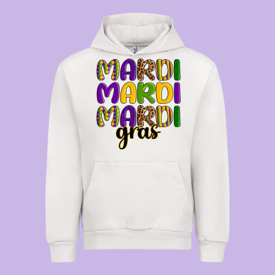 Mardi Mardi Mardi Gras Urban Hoodie Designed By Oliviacreatesart