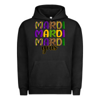 Pigment Black mardi mardi mardi gras Urban Hoodie - OliviaCreatesArt