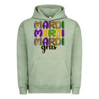 Pigment Oil Green mardi mardi mardi gras Urban Hoodie - OliviaCreatesArt