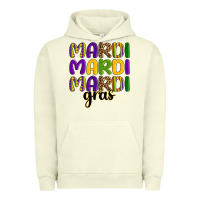 Pigment Pistachio mardi mardi mardi gras Urban Hoodie - OliviaCreatesArt