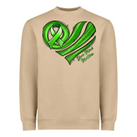 Mushroom mental health awareness heart Heavyweight Sweatshirt - Jasminsmagicworld